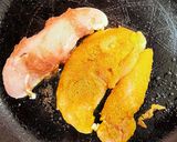 シンプル♪鶏ササミ梅肉和えとカレー味作り方1写真