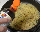 あおさと鮭フレークのワンパンパスタ作り方4写真