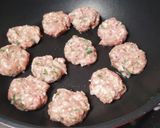 基本のつくね★ひき肉と大葉甘辛焼き★弁当作り方3写真