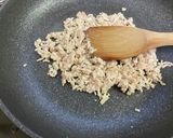 モロヘイヤ・鶏ひき肉・豆腐のネバネバ丼！作り方4写真