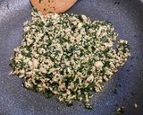 モロヘイヤ・鶏ひき肉・豆腐のネバネバ丼！作り方7写真