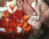 クスクスとパプリカのトマトソース煮作り方2写真