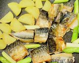 鯖フィレのじゃがアスパラ塩レモン炒め作り方2写真