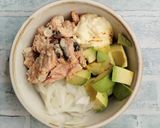 3分おつまみ☆鮭の中骨缶のマヨサラダ作り方2写真