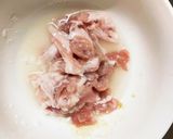簡単洋風オイきな粉味豚こま大根青椒肉絲風作り方1写真