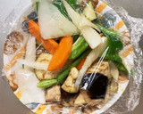 簡単洋風オイきな粉味豚こま大根青椒肉絲風作り方12写真
