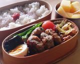 基本のつくね★ひき肉と大葉甘辛焼き★弁当作り方8写真