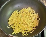 レバーとレタスであんかけ焼きそば作り方5写真