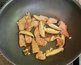レバーとレタスであんかけ焼きそば作り方7写真