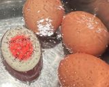 半熟ゆで卵の甘辛醤油漬けを熱々のご飯で作り方2写真