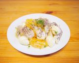 おうちレストラン♪鯛と八朔のカプレーゼ作り方5写真
