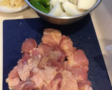 鶏モモ肉とシシトウ玉ねぎのカレー炒め作り方1写真