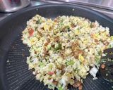 春菊の納豆のピリ辛チャーハン作り方5写真