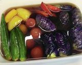 夏野菜の揚げびたし♪作り方6写真