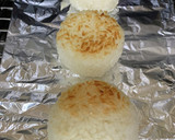 焼きおにぎり　前日に残りご飯で下ごしらえ作り方5写真