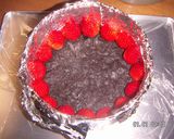 いちごとチョコのレアチーズケーキ作り方7写真