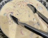 シーフード明太クリームパスタ作り方3写真
