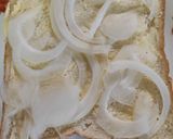 新たまとトマトたっぷりトースト作り方1写真
