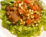 野菜たっぷりまろやかドレでチキンソテー作り方4写真
