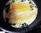 ワンパン牛乳だけのクリームパスタ作り方4写真