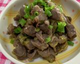 砂肝のネギポン酢和え♪作り方4写真