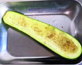 坦々風ズッキーニボート作り方1写真