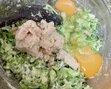 すりおろしレンコン入りお好み焼き作り方7写真
