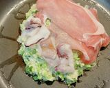 すりおろしレンコン入りお好み焼き作り方9写真