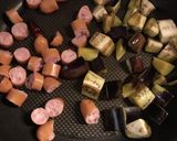 茄子とソーセージのパスタ作り方8写真