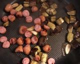 茄子とソーセージのパスタ作り方12写真