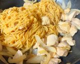 胸肉柔らか下味革命!ワンパン旨鶏パスタ作り方5写真