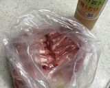 レンジで　豚肉と茄子とニラの重ね蒸し作り方1写真