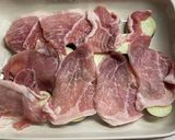 レンジで　豚肉と茄子とニラの重ね蒸し作り方2写真