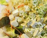 市販サラダ活用●絹ごし豆腐のサラダ作り方1写真