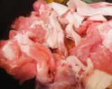 豚かぼちゃ●豚肉&カボチャのあまから煮作り方1写真