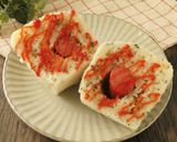 レンジで簡単！ウィンナーチーズ蒸しパン作り方5写真