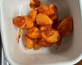 味噌漬けニンニク炒飯作り方1写真