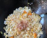 味噌漬けニンニク炒飯作り方3写真