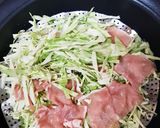 豚肉とキャベツのしっとり蒸し作り方3写真