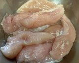 とりささみの青のり風味/七尾市学校給食作り方1写真