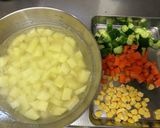 マセドアンサラダ/七尾市学校給食作り方1写真