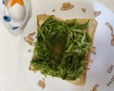 キャベツとたまごの白身トースト作り方4写真