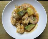 丸ズッキーニのエビマヨ作り方4写真