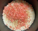 干しエビ・ゴマの炊込みご飯 鶏がらスープ作り方1写真