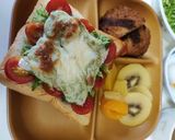 キャベツとたまごの白身トースト作り方6写真