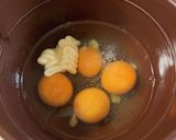 卵焼き器で、朝のオムレツ(塩卵焼き)作り方1写真