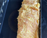 卵焼き器で、朝のオムレツ(塩卵焼き)作り方3写真