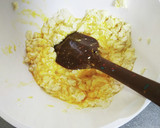 卵一つで3人分　そぼろ丼用の炒り卵作り方3写真