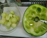 ★肥後グリーンメロンの＊贅沢ゼリー＊♪作り方2写真