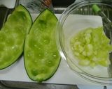 ★肥後グリーンメロンの＊贅沢ゼリー＊♪作り方4写真